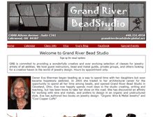 Tablet Screenshot of grandriverbeads.com